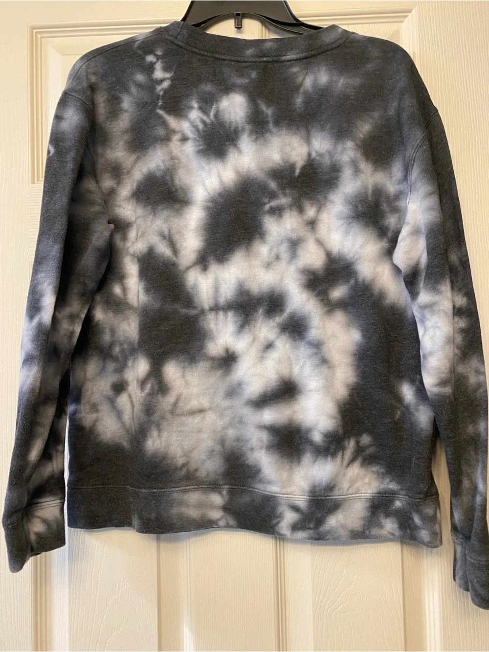 Vans Black Tie-Dye Logo Crewneck Sweatshirt